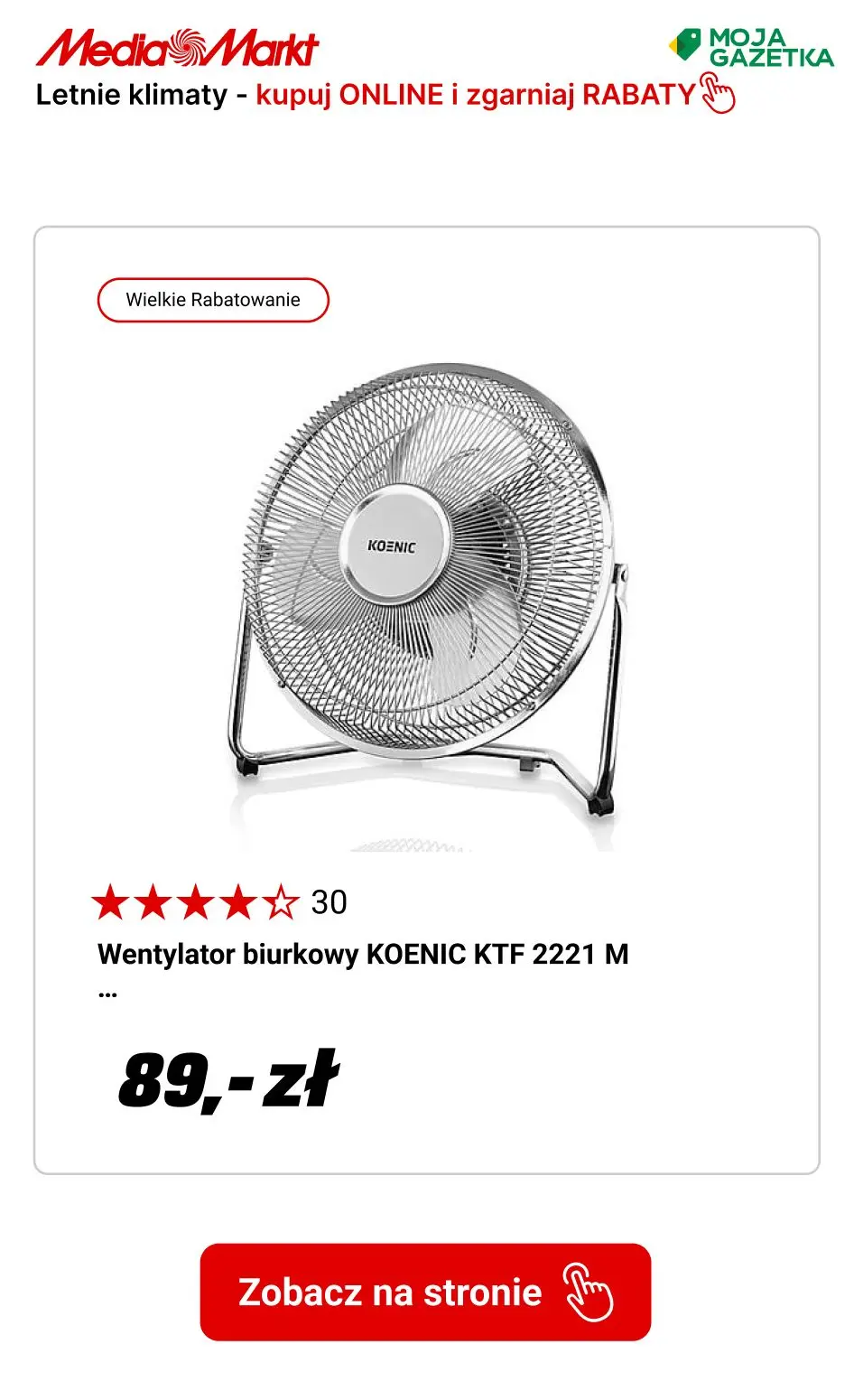 gazetka promocyjna Media Markt Letnie klimaty, gorące RABATY! - Strona 8