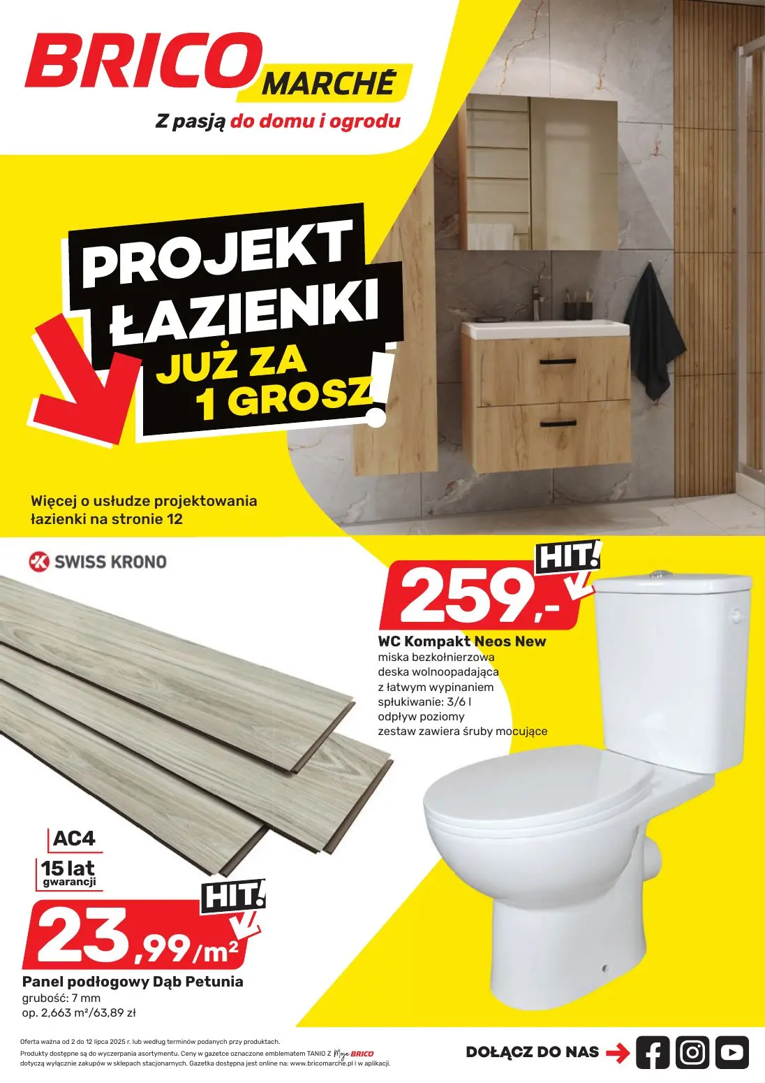 gazetka promocyjna BRICOMARCHE Projekt łazienki - Strona 1