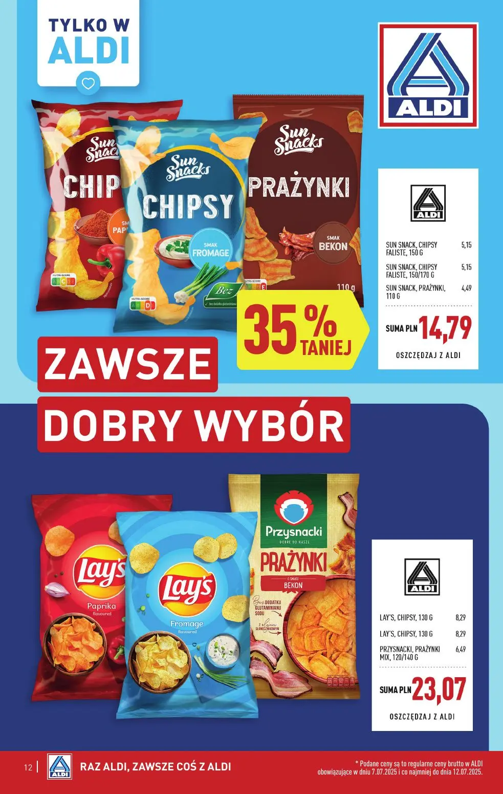 gazetka promocyjna ALDI Raz ALDI, zawsze coś z ALDI - Strona 12