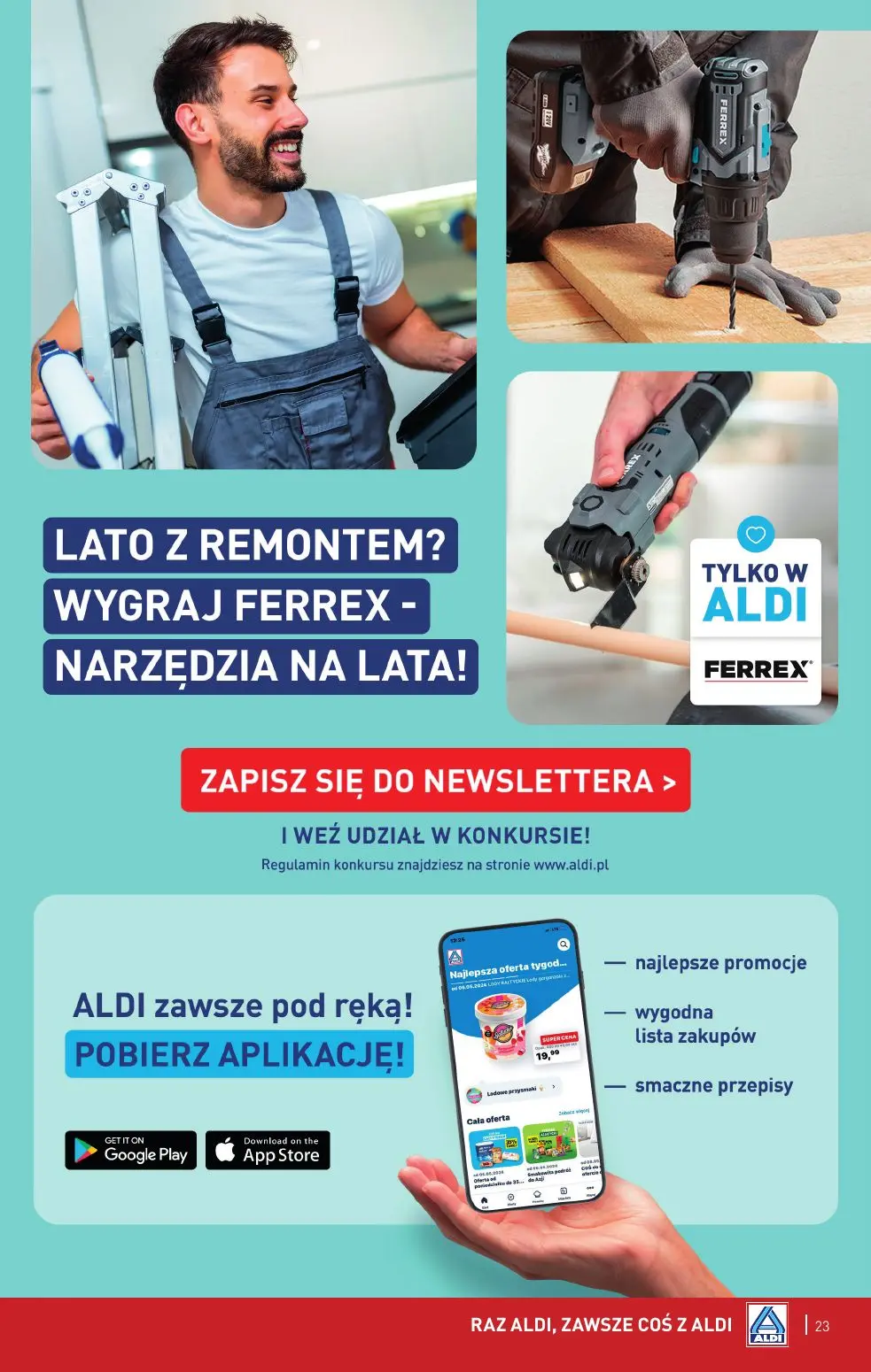 gazetka promocyjna ALDI Raz ALDI, zawsze coś z ALDI - Strona 23