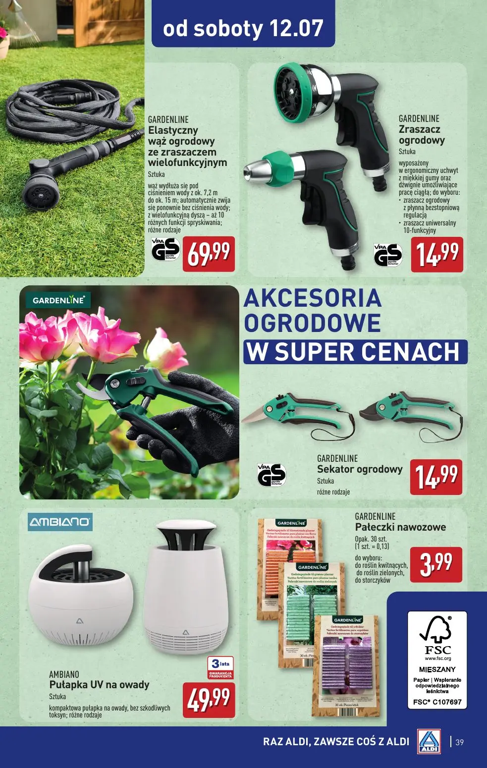 gazetka promocyjna ALDI Raz ALDI, zawsze coś z ALDI - Strona 39