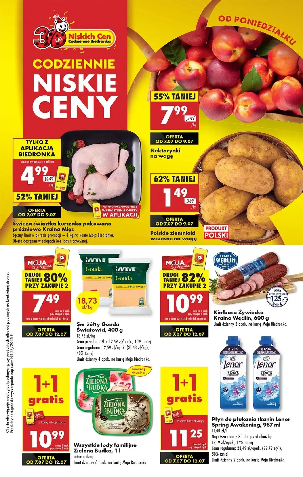 gazetka promocyjna Biedronka Od poniedziałku - Strona 1