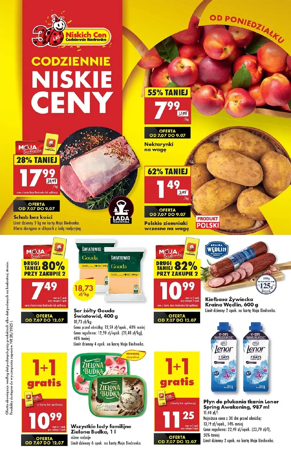 gazetka promocyjna Biedronka Od poniedziałku. Lada tradycyjna - Strona 1