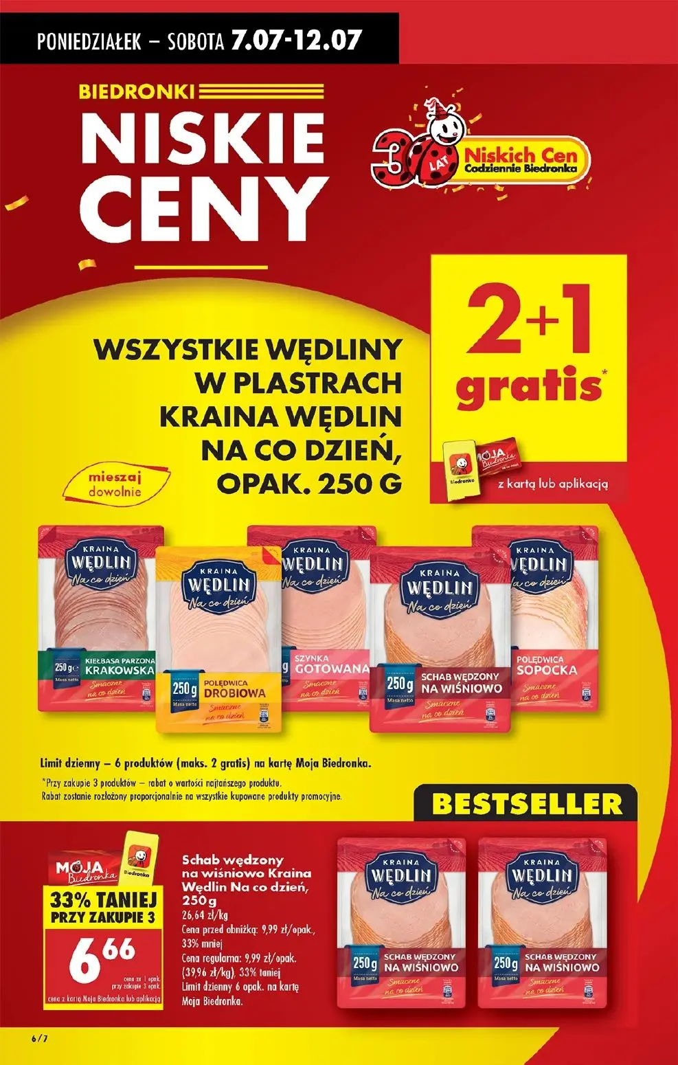 gazetka promocyjna Biedronka Od poniedziałku. Lada tradycyjna - Strona 6