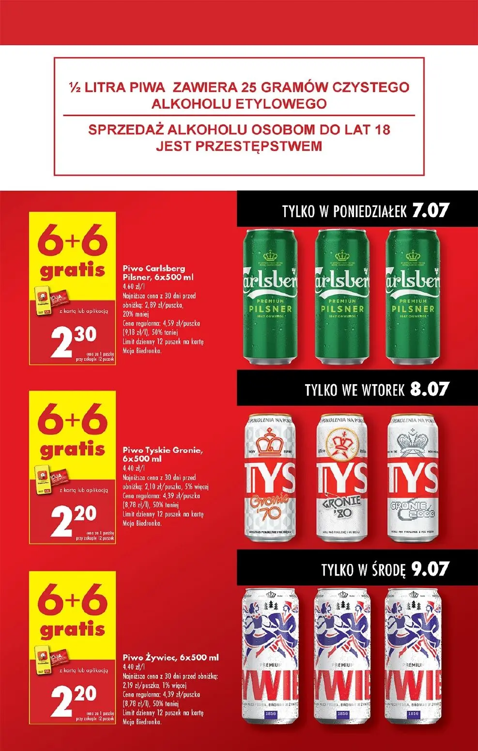 gazetka promocyjna Biedronka Od poniedziałku. Lada tradycyjna - Strona 11