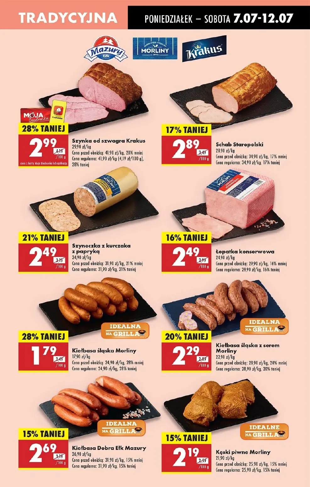 gazetka promocyjna Biedronka Od poniedziałku. Lada tradycyjna - Strona 29