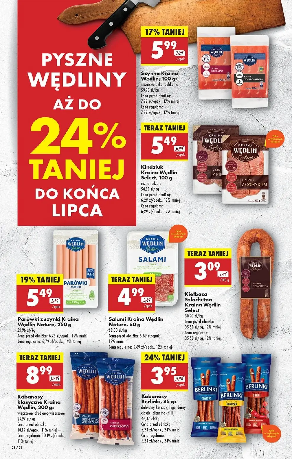 gazetka promocyjna Biedronka Od poniedziałku. Lada tradycyjna - Strona 36
