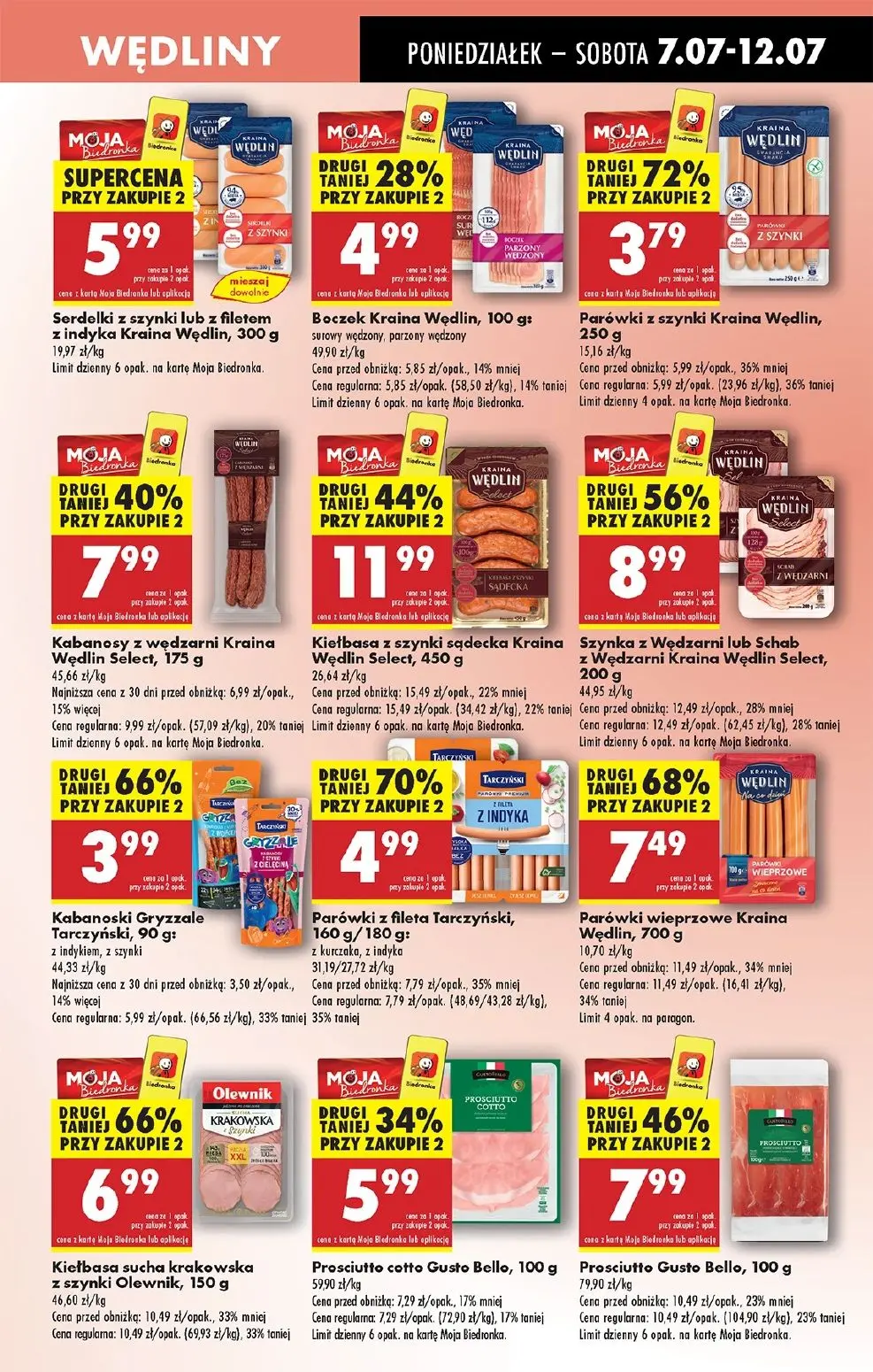 gazetka promocyjna Biedronka Od poniedziałku. Lada tradycyjna - Strona 37