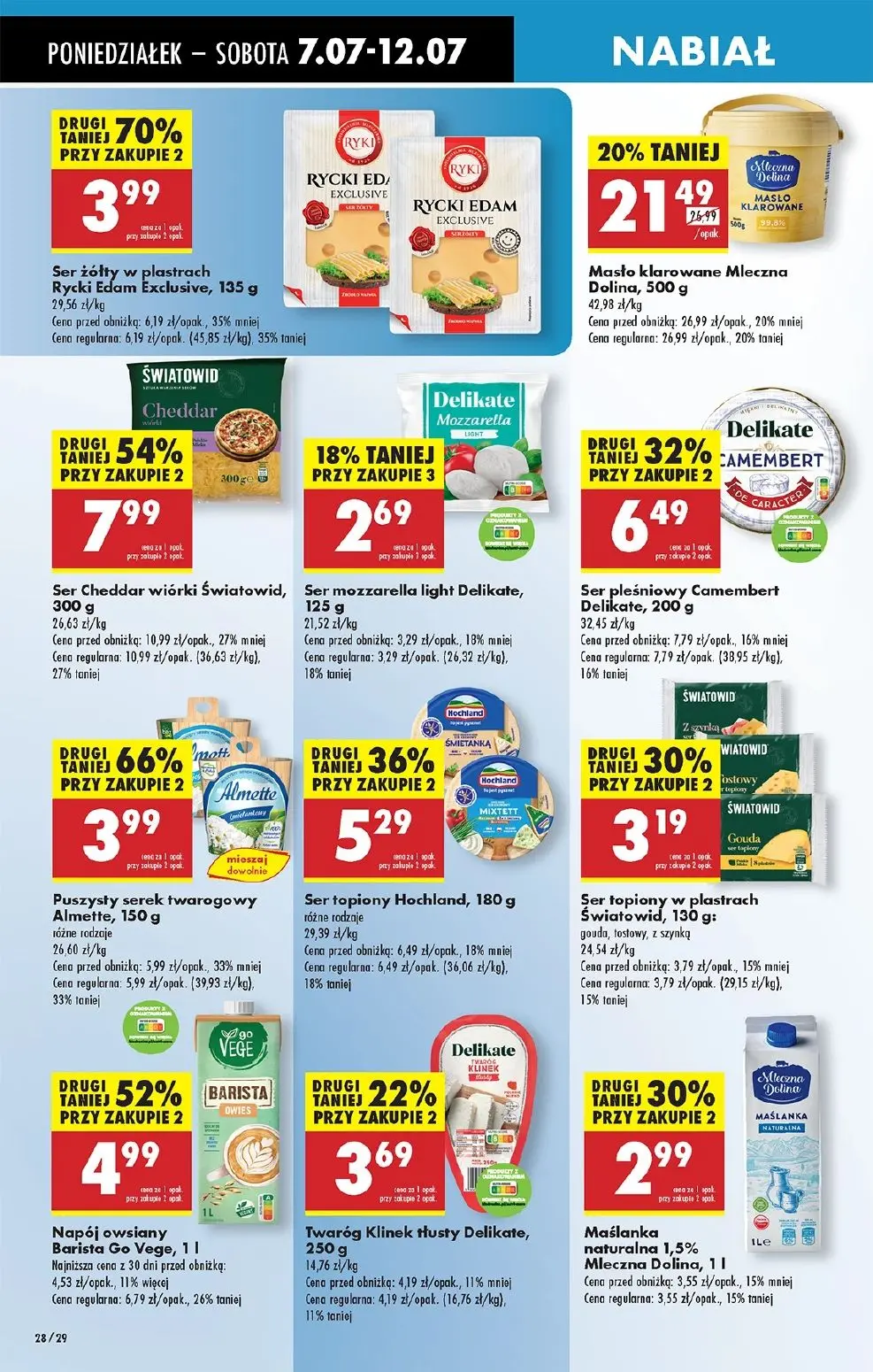 gazetka promocyjna Biedronka Od poniedziałku. Lada tradycyjna - Strona 38