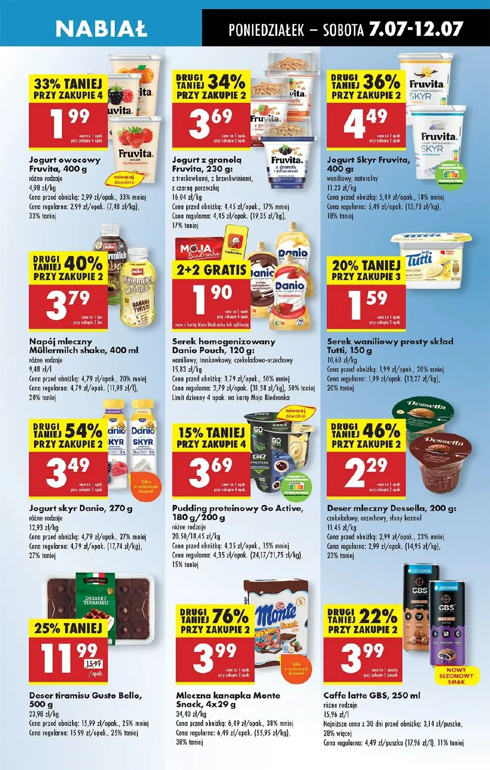 gazetka promocyjna Biedronka Od poniedziałku. Lada tradycyjna - Strona 39