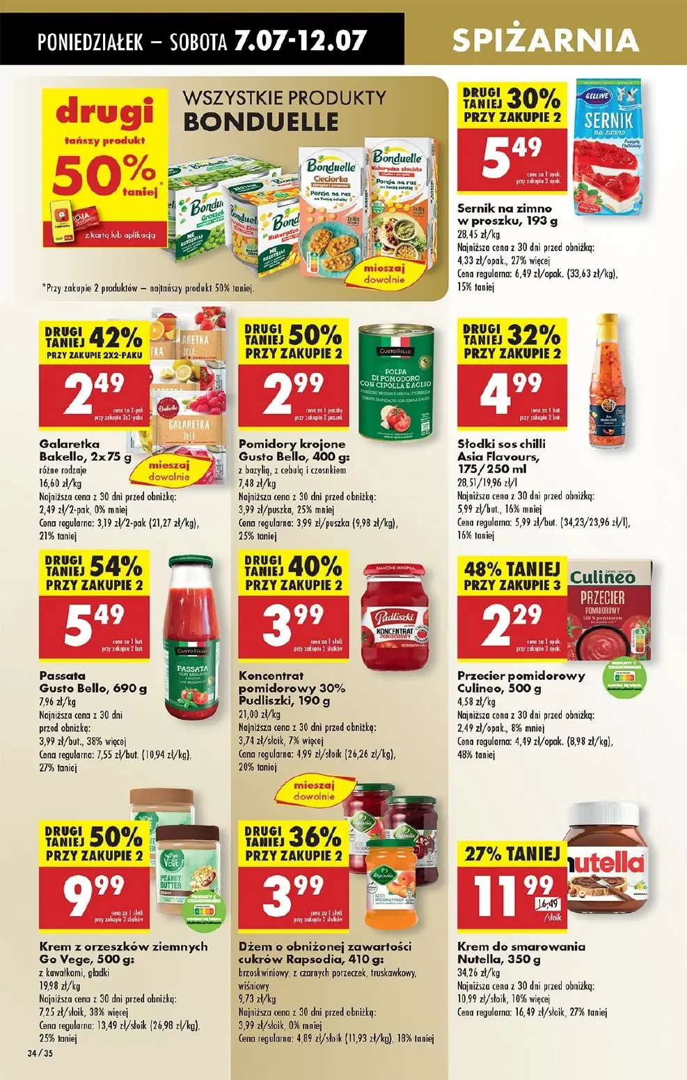 gazetka promocyjna Biedronka Od poniedziałku. Lada tradycyjna - Strona 46