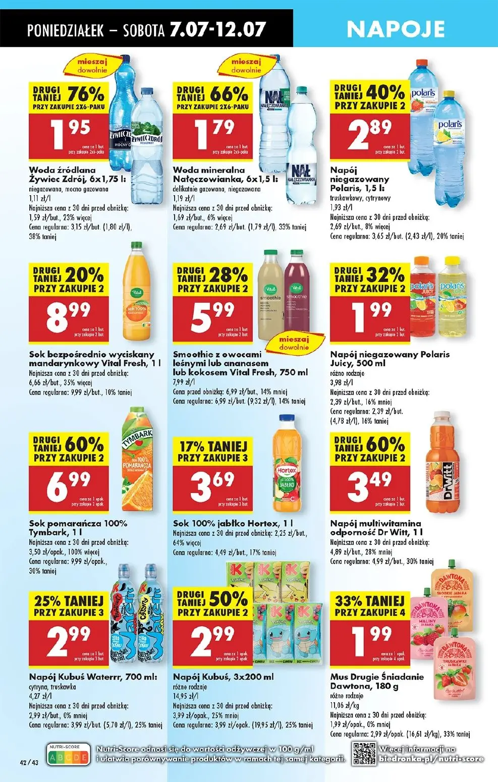 gazetka promocyjna Biedronka Od poniedziałku. Lada tradycyjna - Strona 58