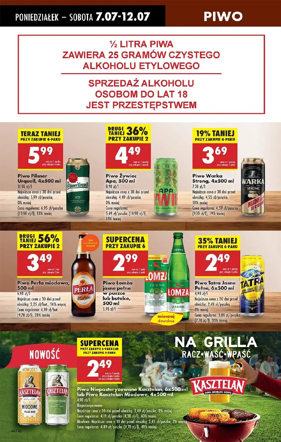 gazetka promocyjna Biedronka Od poniedziałku. Lada tradycyjna - Strona 60