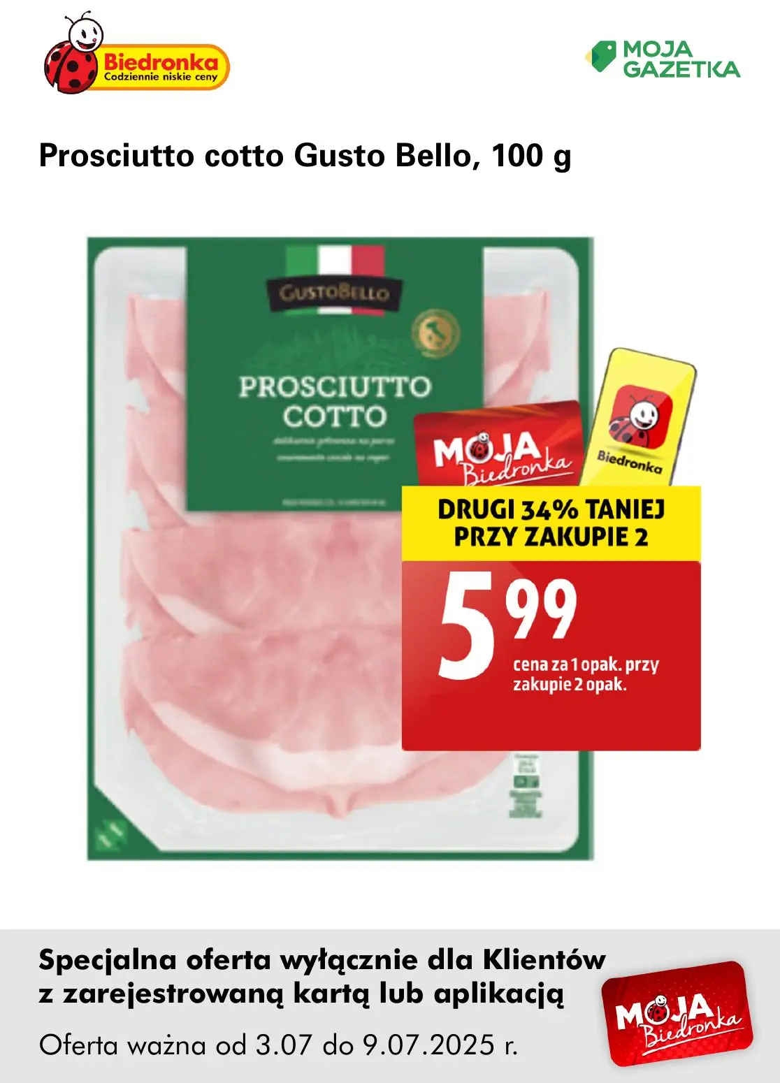 gazetka promocyjna Biedronka Oferta z kartą Moja Biedronka - Strona 2