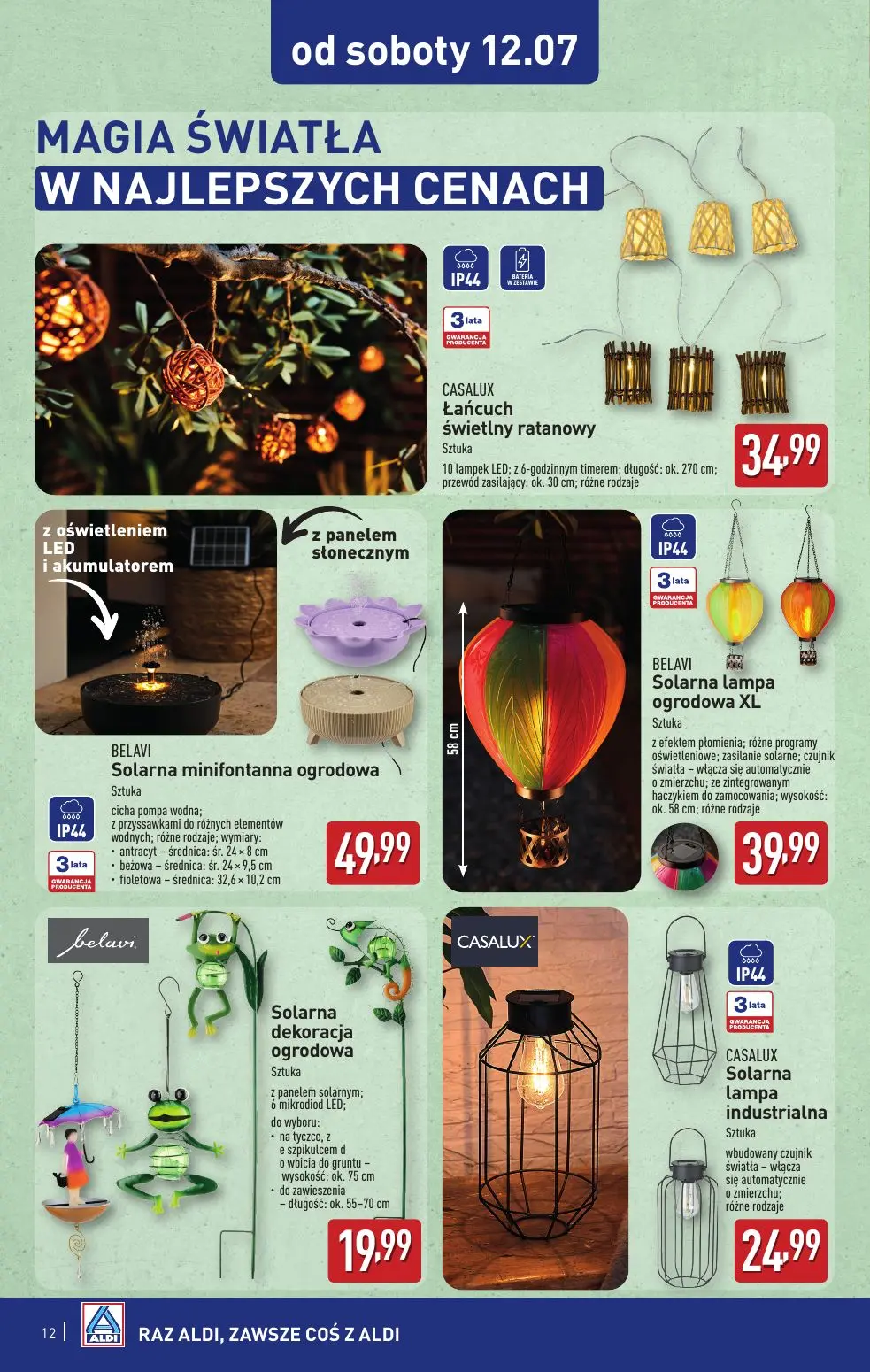 gazetka promocyjna ALDI Od środy i od soboty - Strona 12