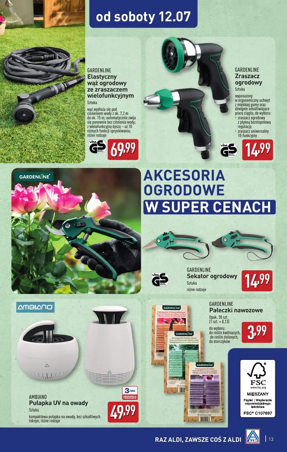 gazetka promocyjna ALDI Od środy i od soboty - Strona 13