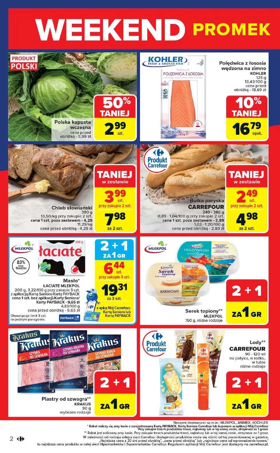 gazetka promocyjna Carrefour Market Weekend od czwartku - Strona 2