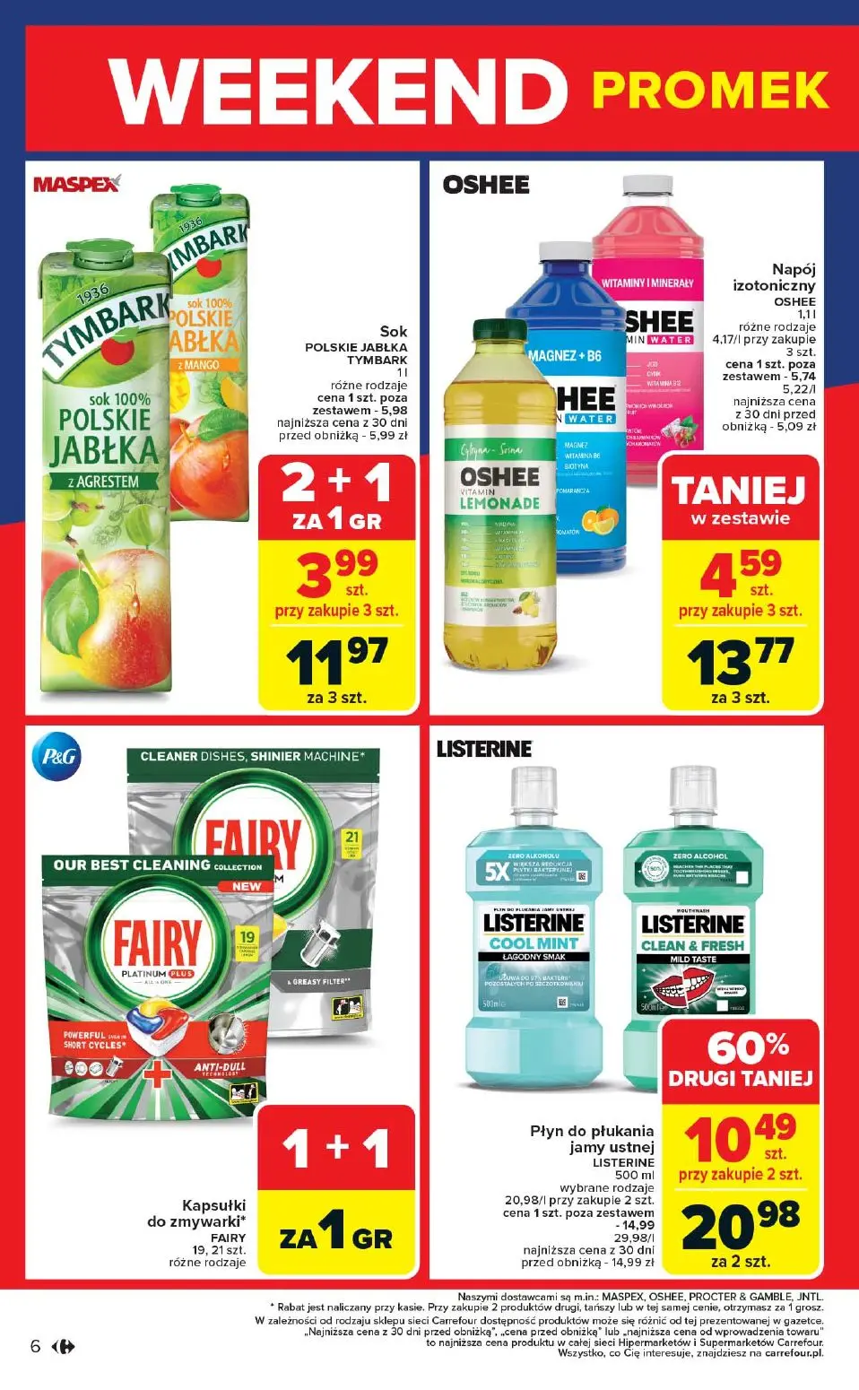 gazetka promocyjna Carrefour Market Weekend od czwartku - Strona 6