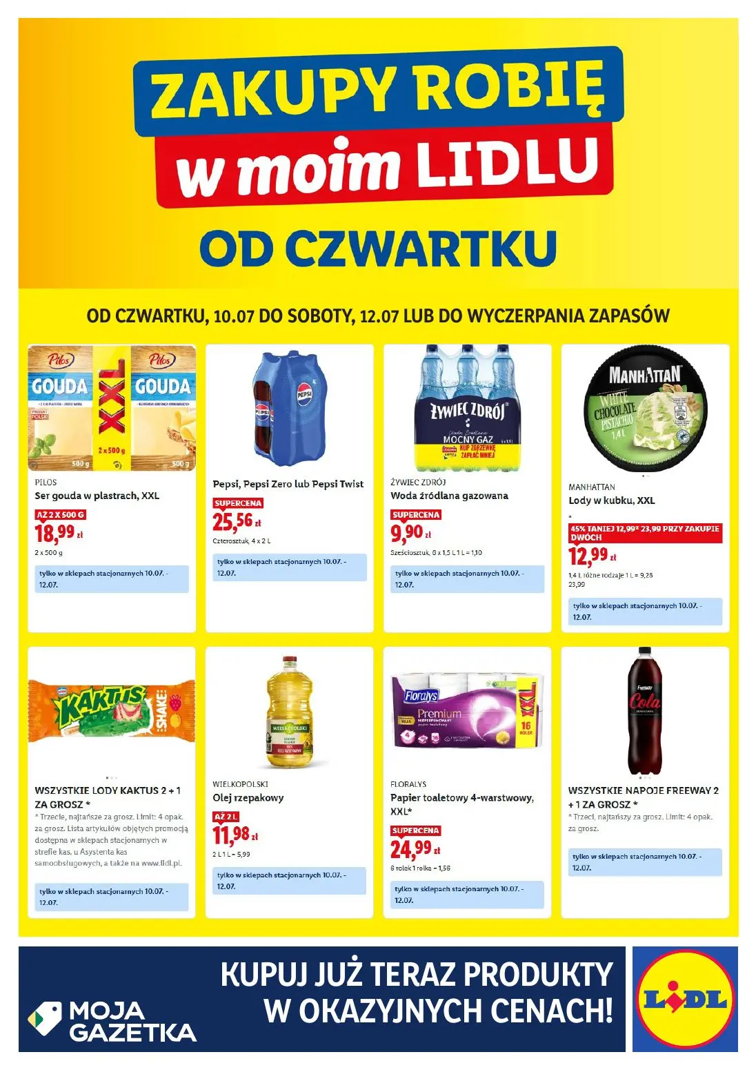 gazetka promocyjna LIDL Zakupy robię w moim Lidlu od czwartku - Strona 1