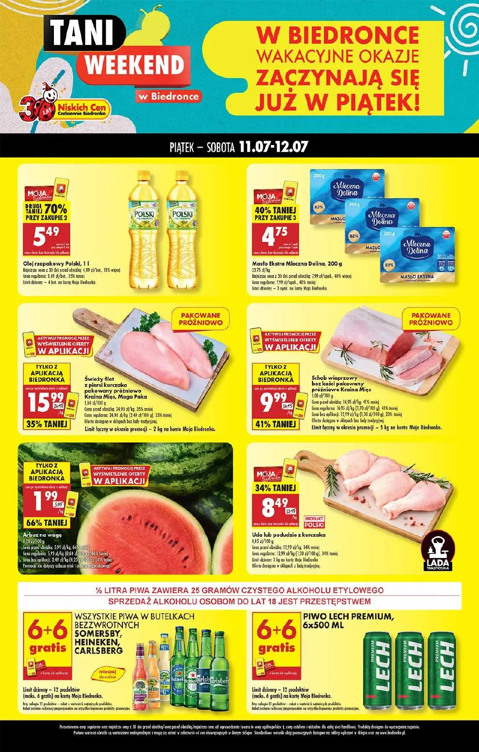 gazetka promocyjna Biedronka Tani Weekend - Strona 1