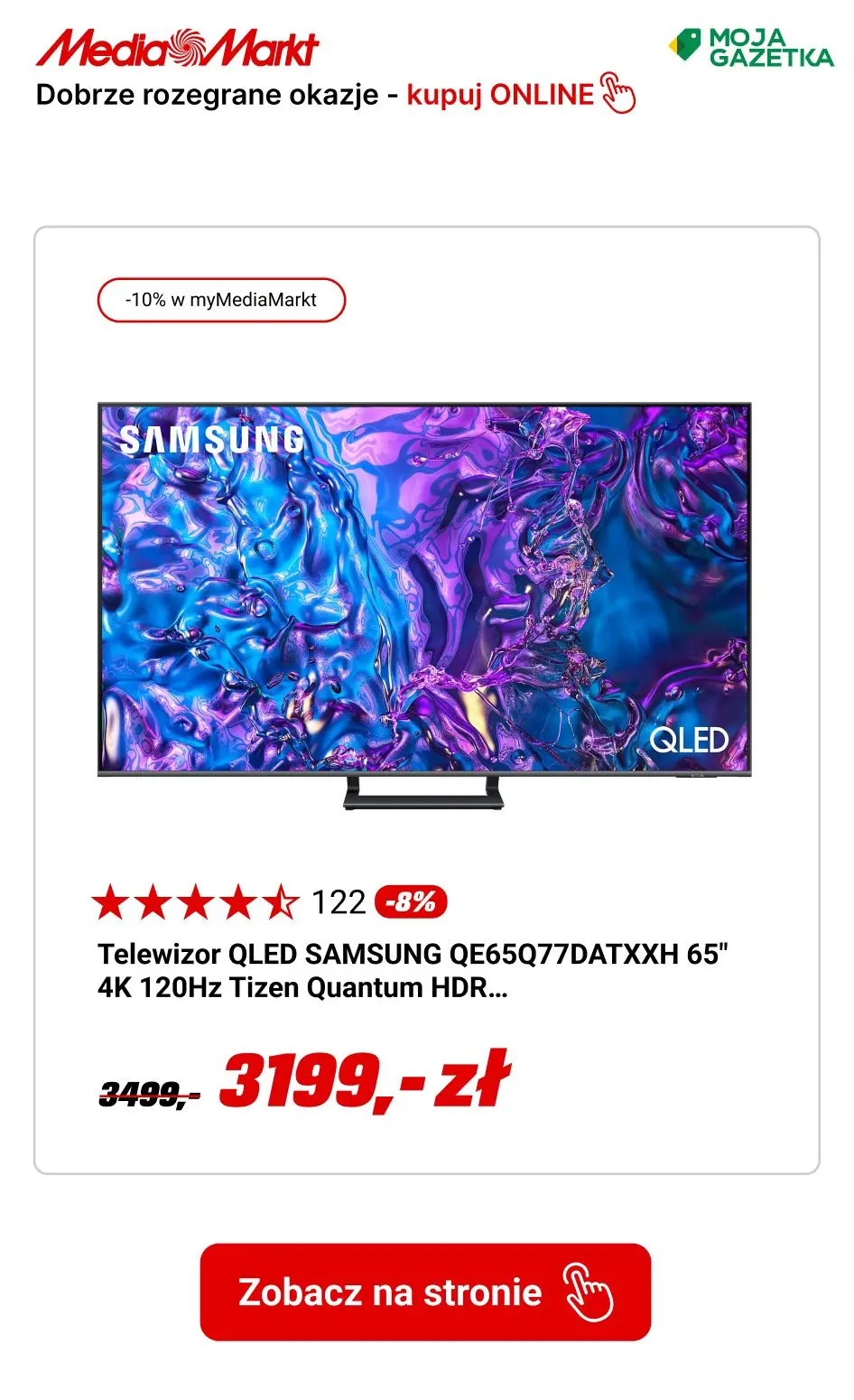 gazetka promocyjna Media Markt Tylko w myMediaMarkt: -10% na zestaw TV + soundbar! - Strona 3