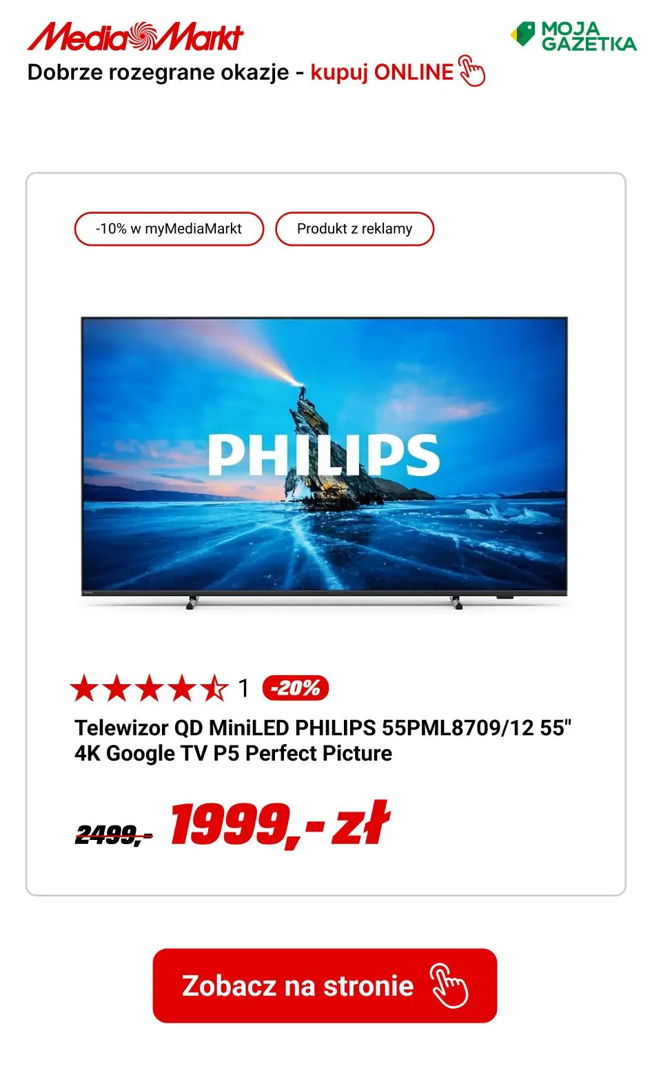 gazetka promocyjna Media Markt Tylko w myMediaMarkt: -10% na zestaw TV + soundbar! - Strona 5