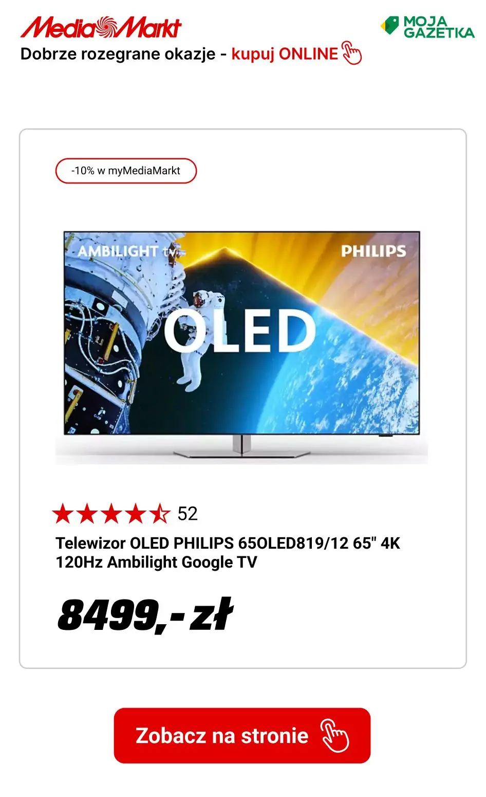 gazetka promocyjna Media Markt Tylko w myMediaMarkt: -10% na zestaw TV + soundbar! - Strona 6
