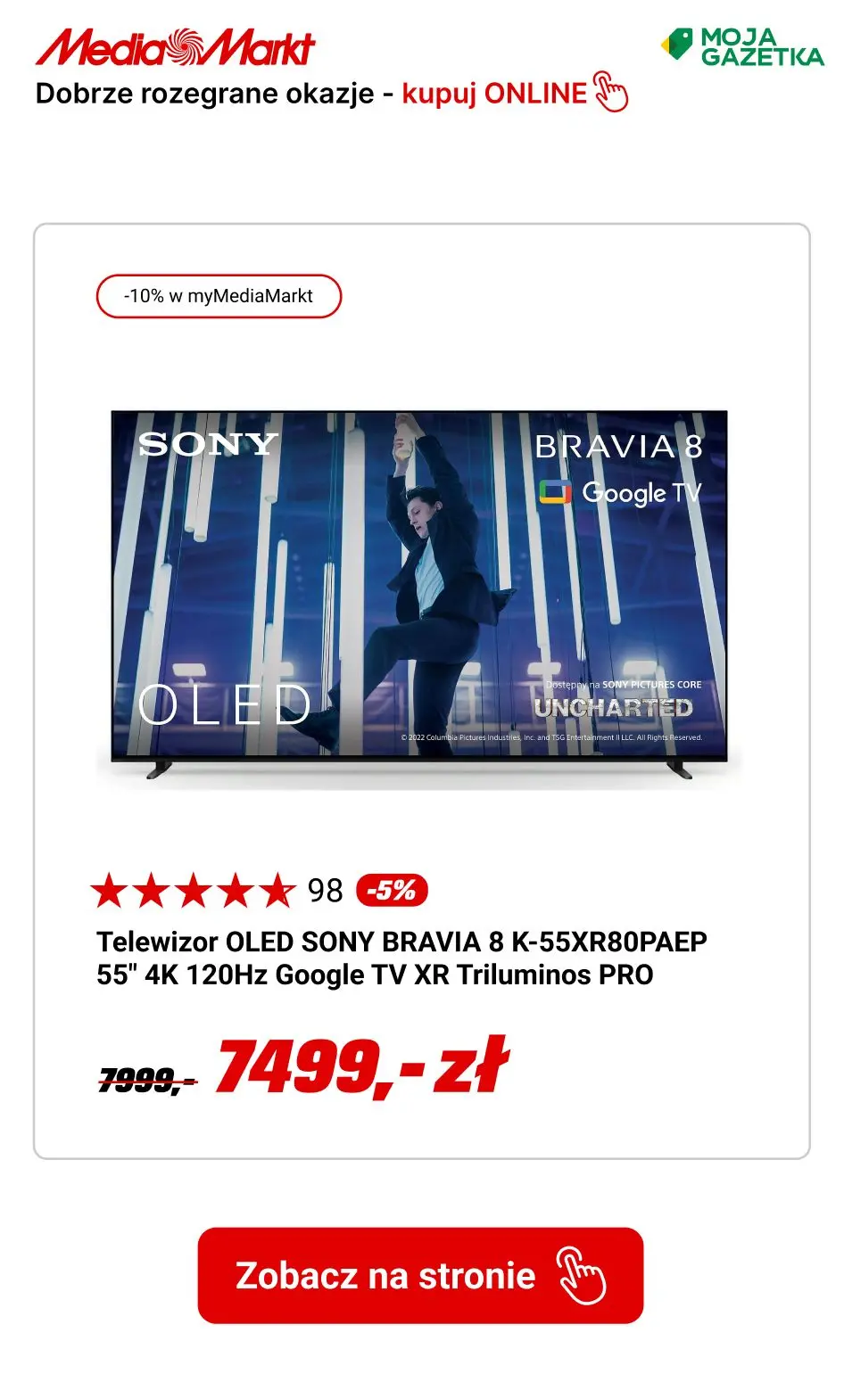 gazetka promocyjna Media Markt Tylko w myMediaMarkt: -10% na zestaw TV + soundbar! - Strona 8