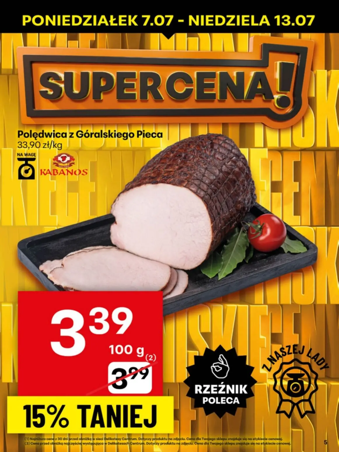 gazetka promocyjna Delikatesy Centrum Od poniedziałku - Strona 5