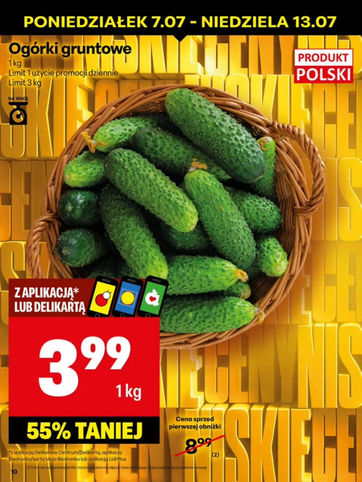 gazetka promocyjna Delikatesy Centrum Od poniedziałku - Strona 10