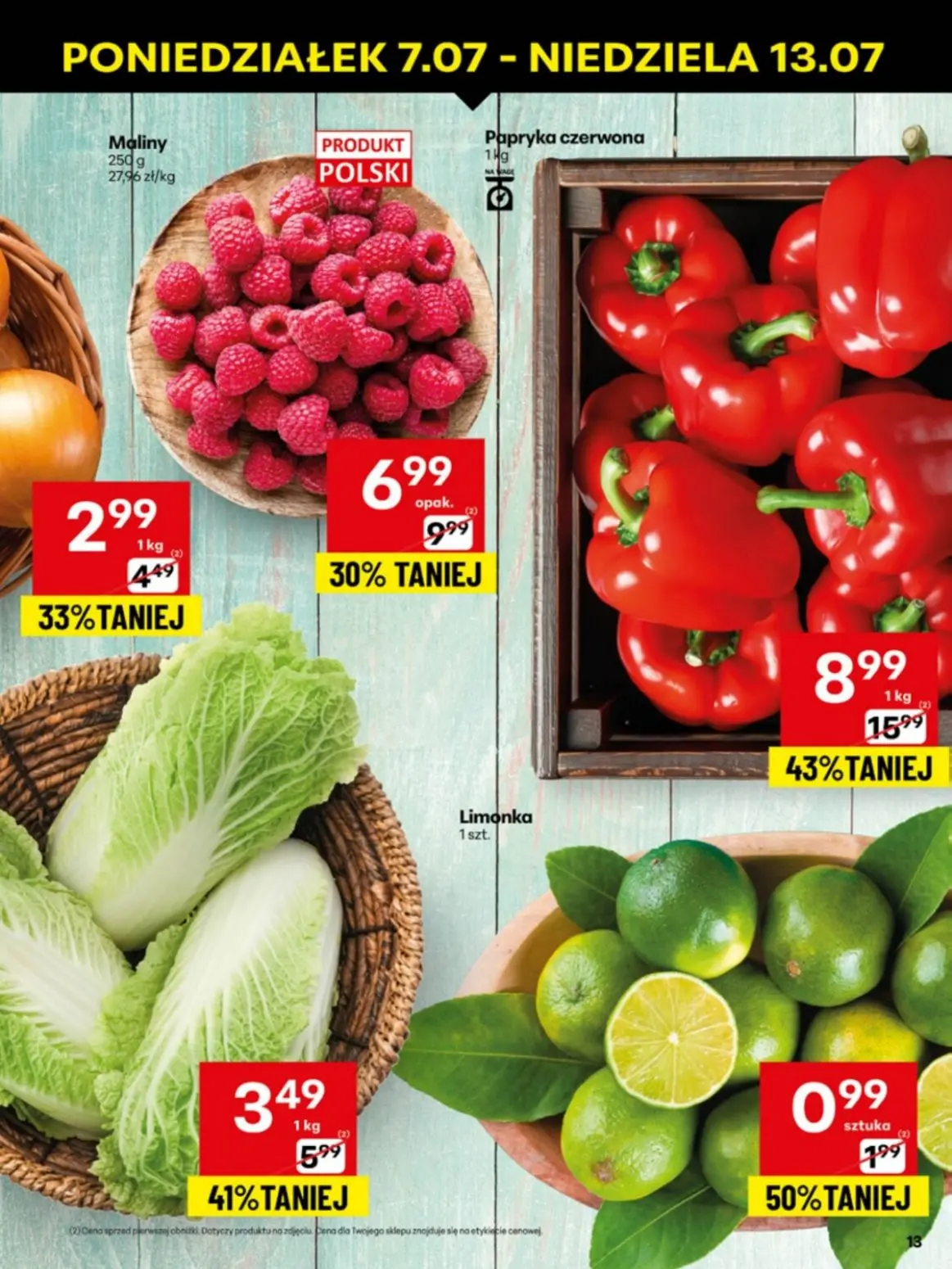 gazetka promocyjna Delikatesy Centrum Od poniedziałku - Strona 13