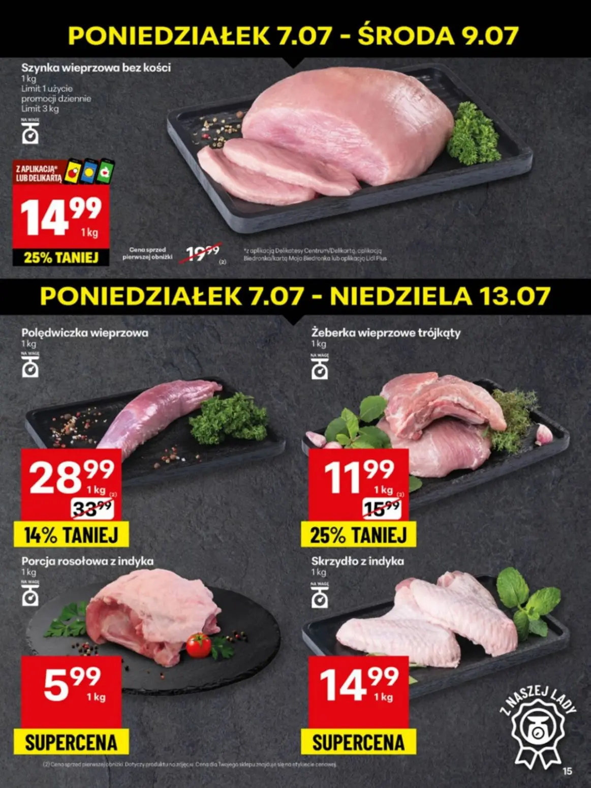 gazetka promocyjna Delikatesy Centrum Od poniedziałku - Strona 15