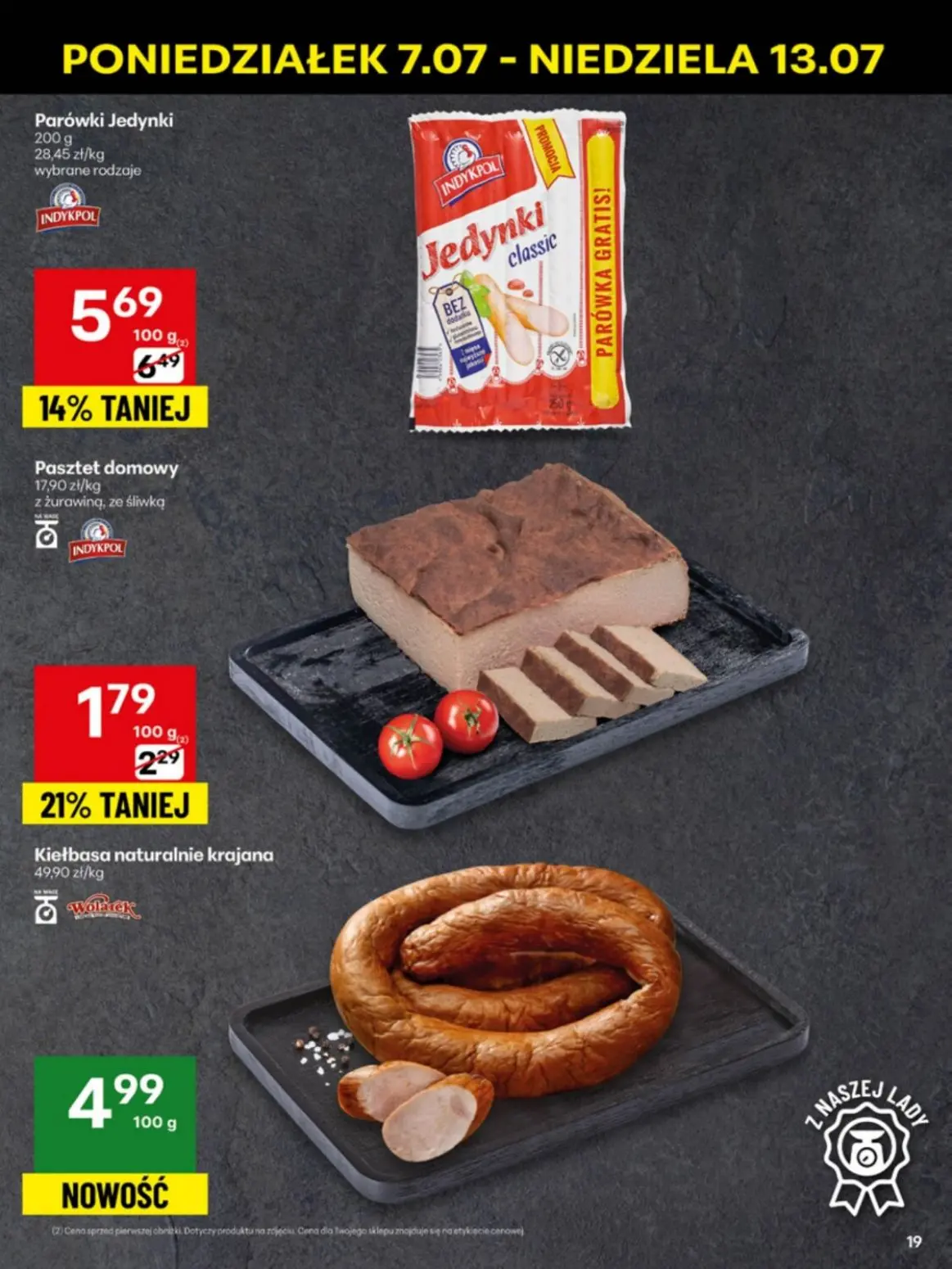 gazetka promocyjna Delikatesy Centrum Od poniedziałku - Strona 19