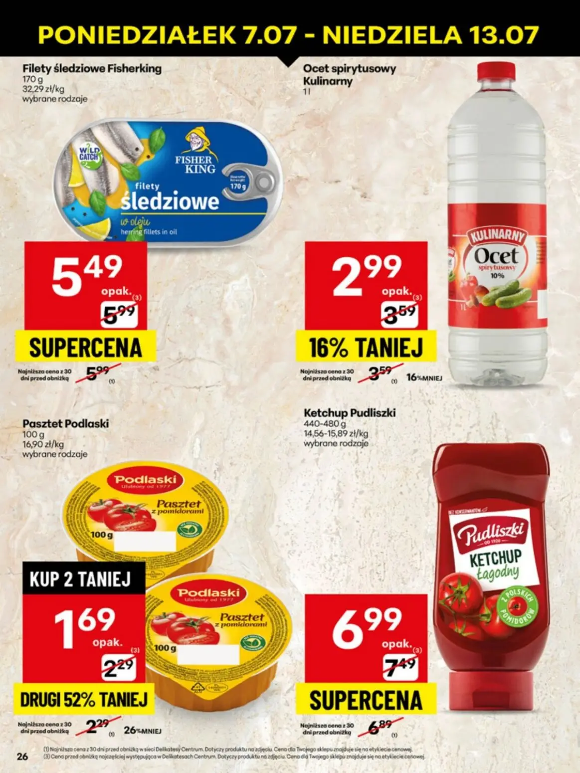 gazetka promocyjna Delikatesy Centrum Od poniedziałku - Strona 26