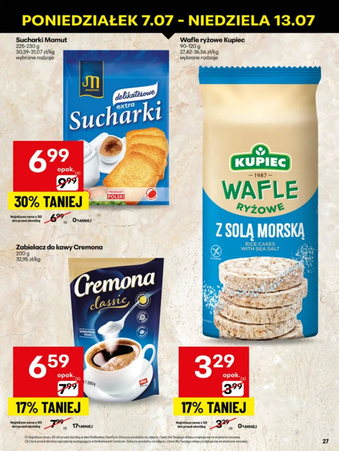 gazetka promocyjna Delikatesy Centrum Od poniedziałku - Strona 27