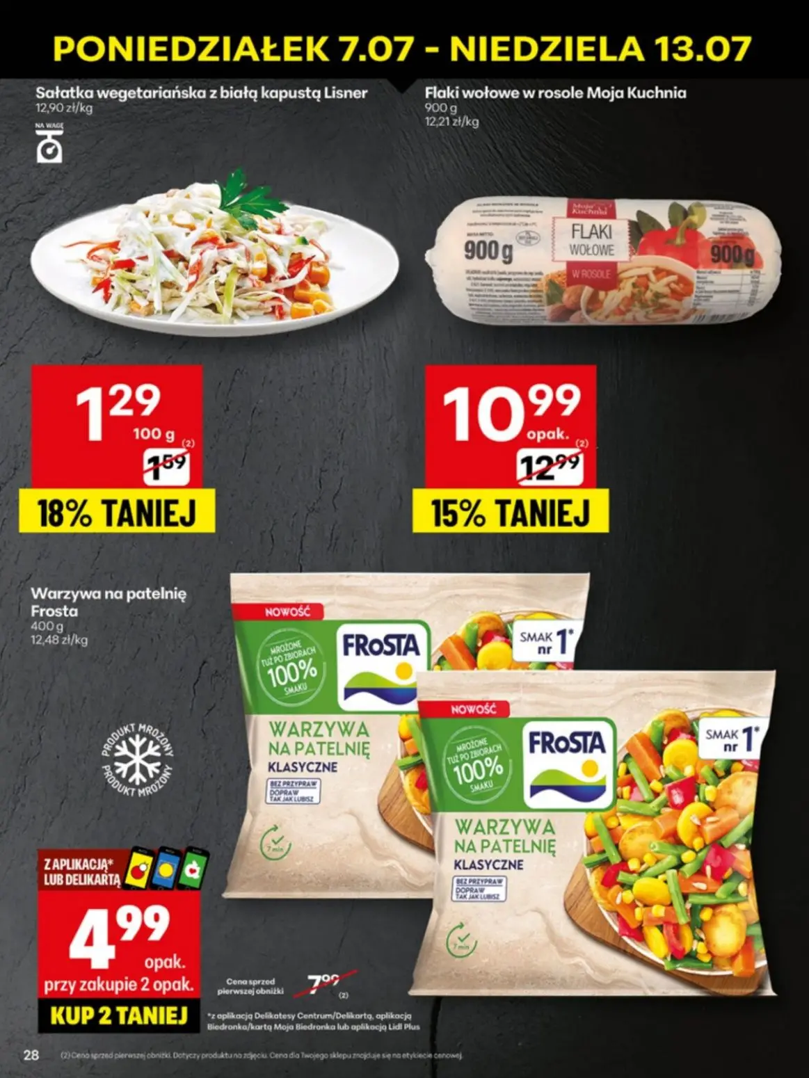gazetka promocyjna Delikatesy Centrum Od poniedziałku - Strona 28