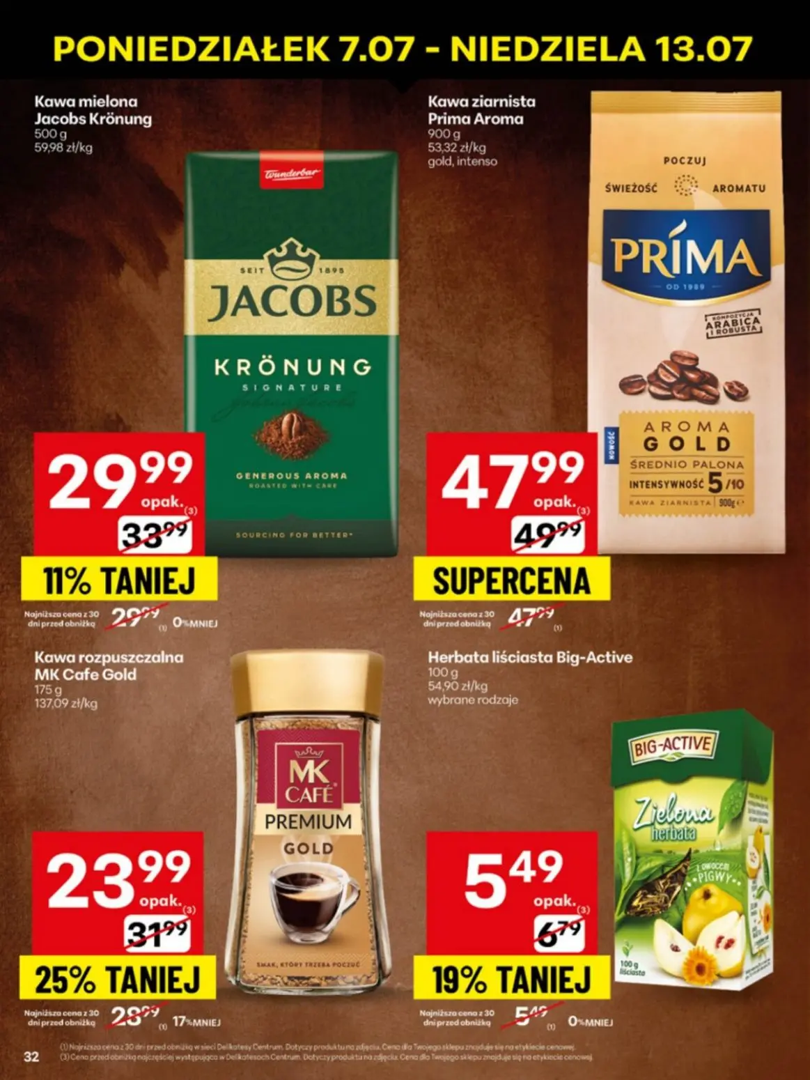 gazetka promocyjna Delikatesy Centrum Od poniedziałku - Strona 32