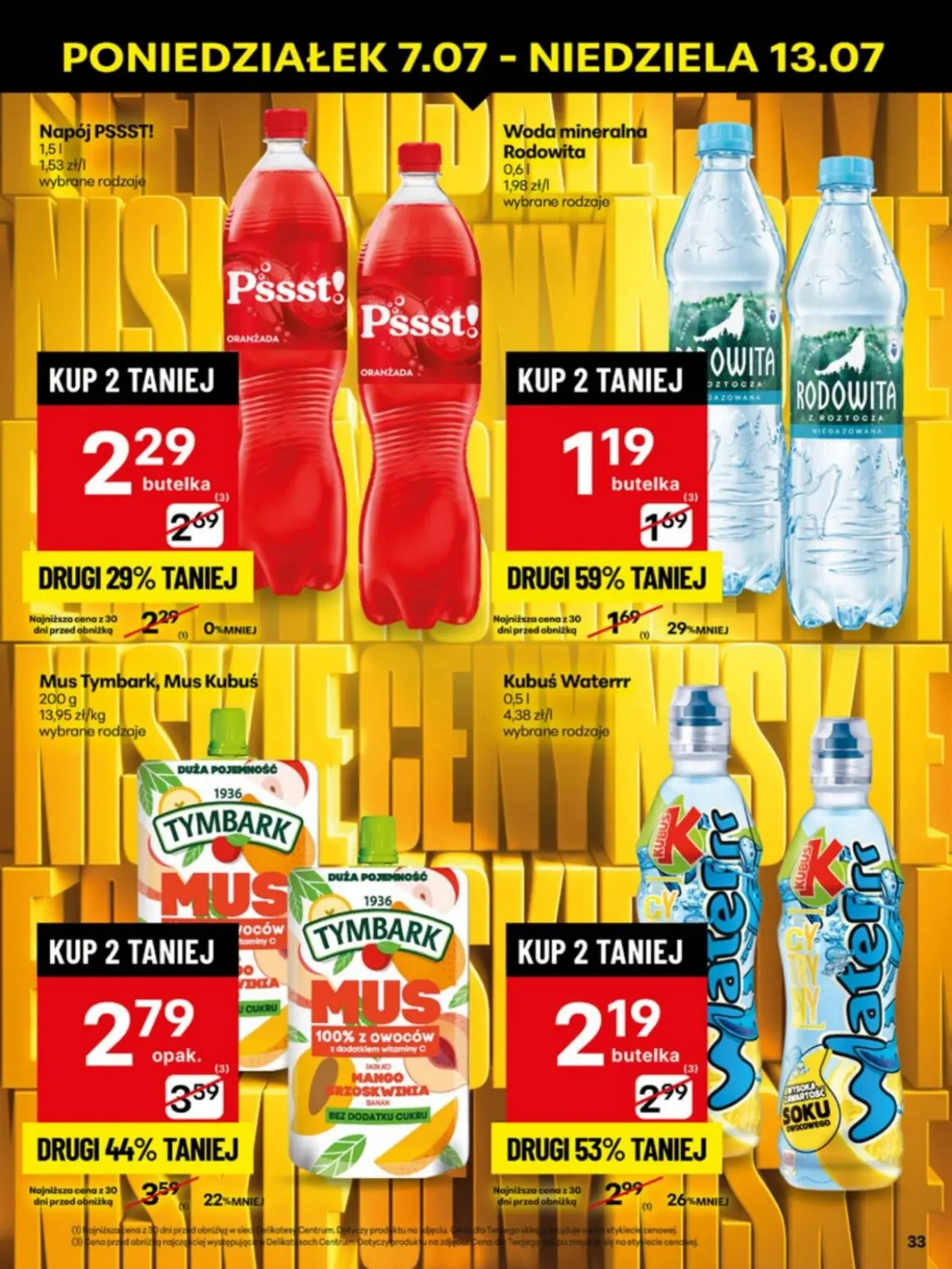 gazetka promocyjna Delikatesy Centrum Od poniedziałku - Strona 33