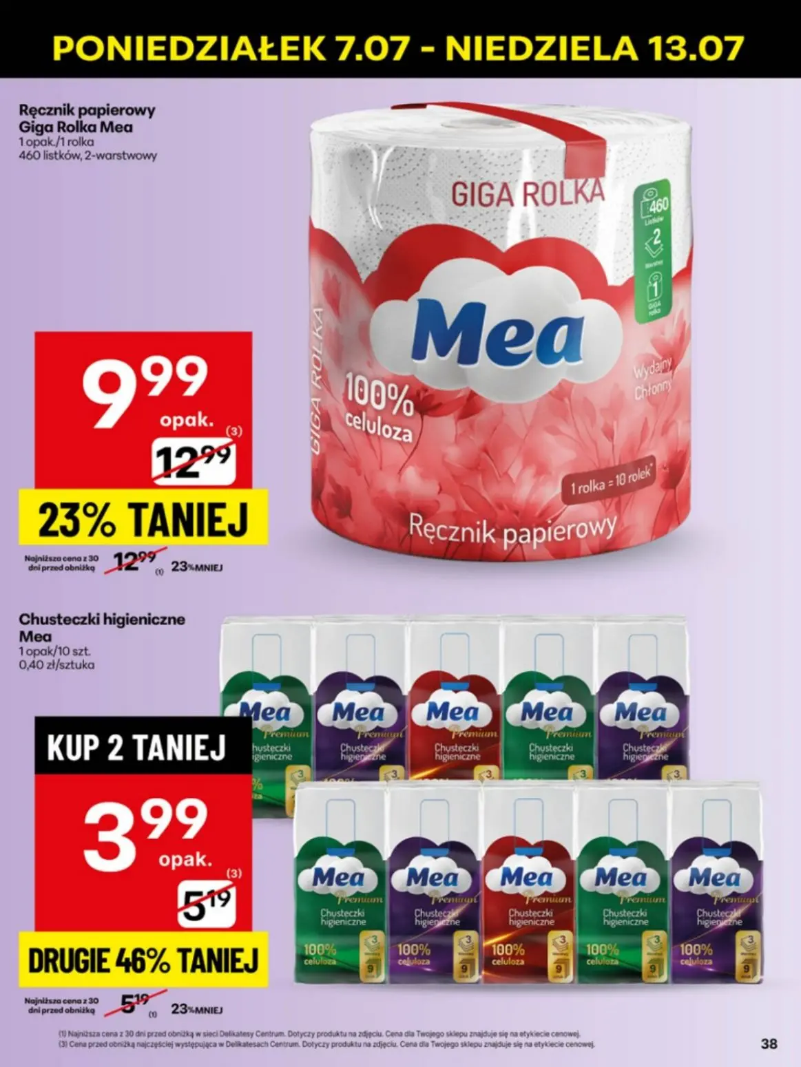 gazetka promocyjna Delikatesy Centrum Od poniedziałku - Strona 38
