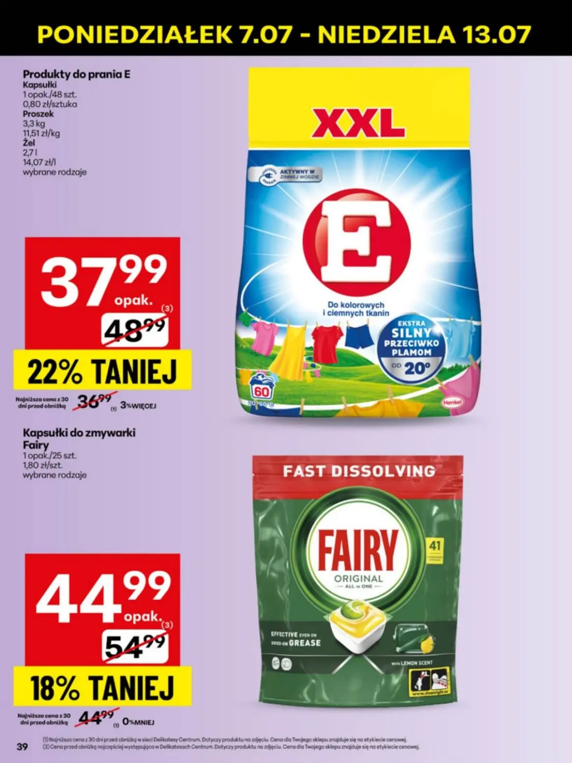 gazetka promocyjna Delikatesy Centrum Od poniedziałku - Strona 39