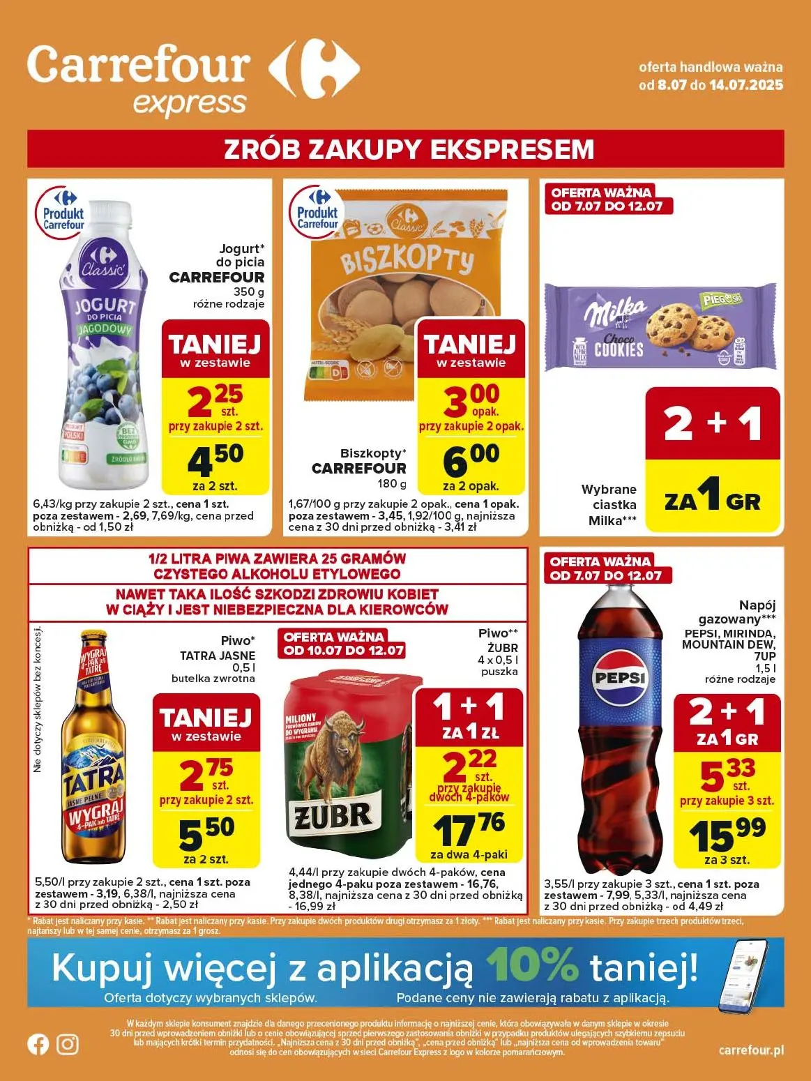 gazetka promocyjna Carrefour Express Zrób zakupy ekspresem - Strona 1