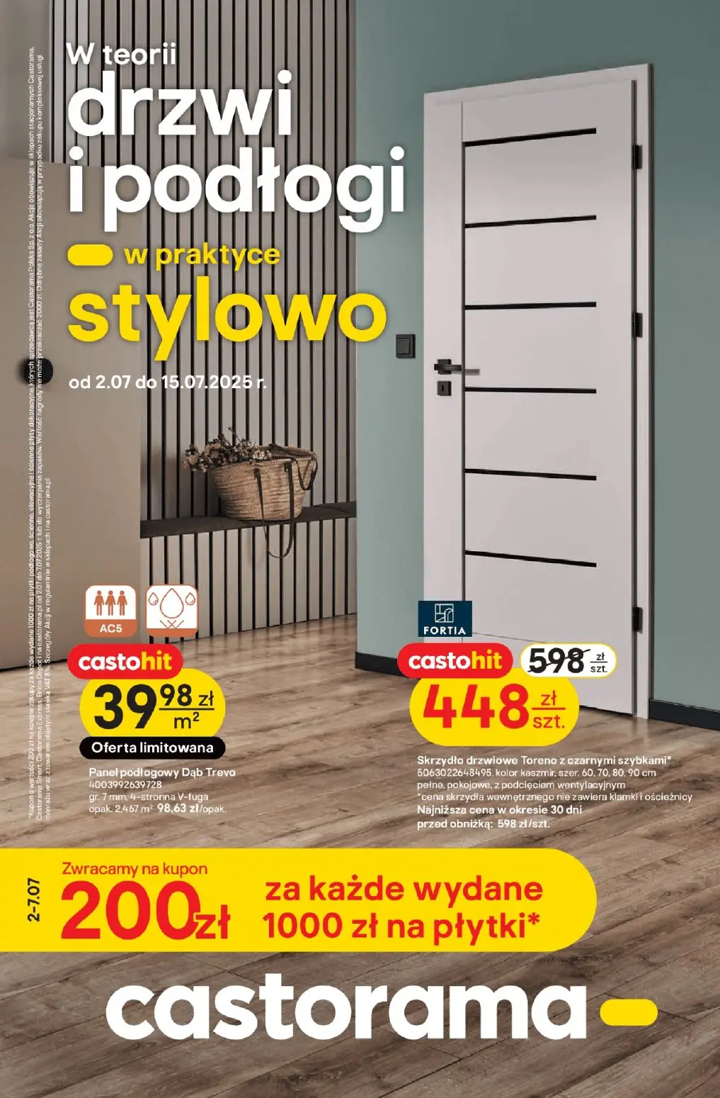 gazetka promocyjna castorama Drzwi i podłogi - Strona 1