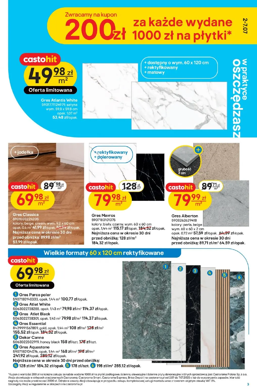 gazetka promocyjna castorama Drzwi i podłogi - Strona 3