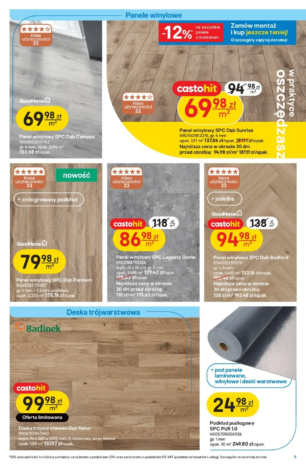 gazetka promocyjna castorama Drzwi i podłogi - Strona 5