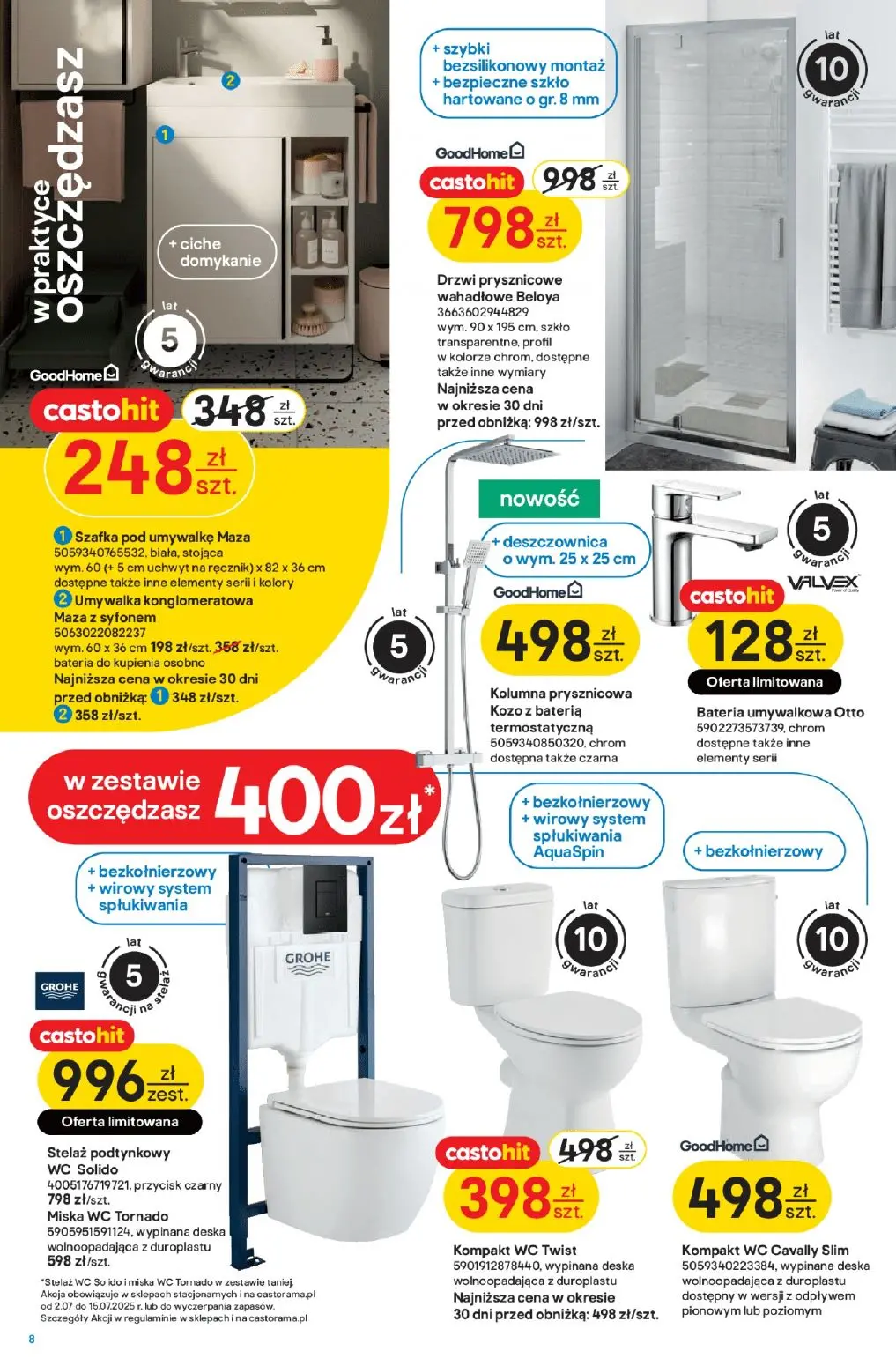gazetka promocyjna castorama Drzwi i podłogi - Strona 8