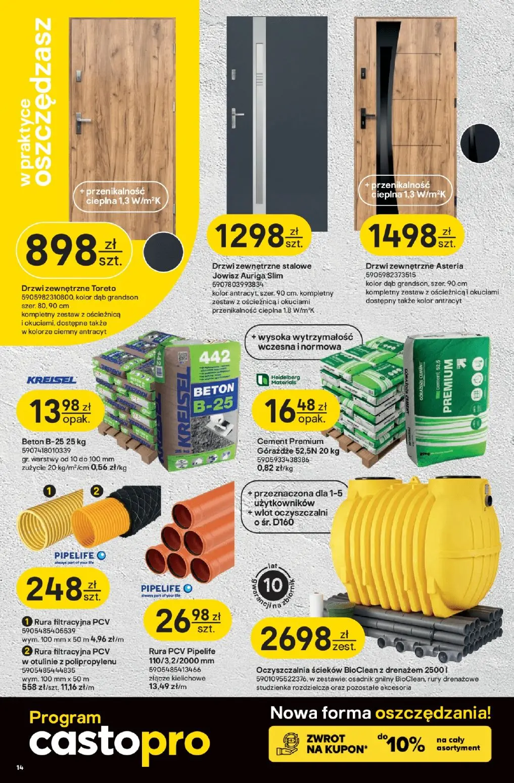 gazetka promocyjna castorama Drzwi i podłogi - Strona 14