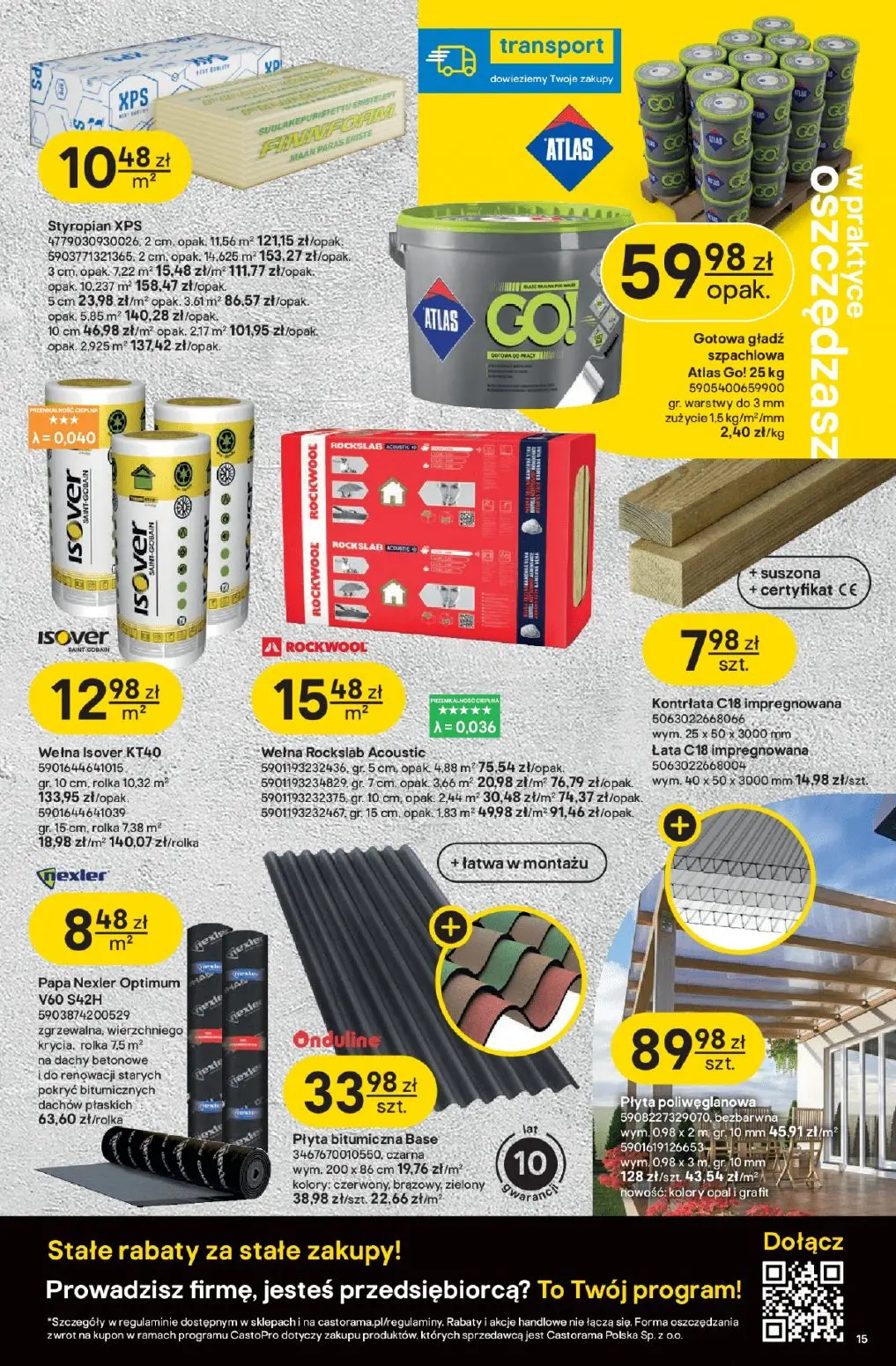 gazetka promocyjna castorama Drzwi i podłogi - Strona 15