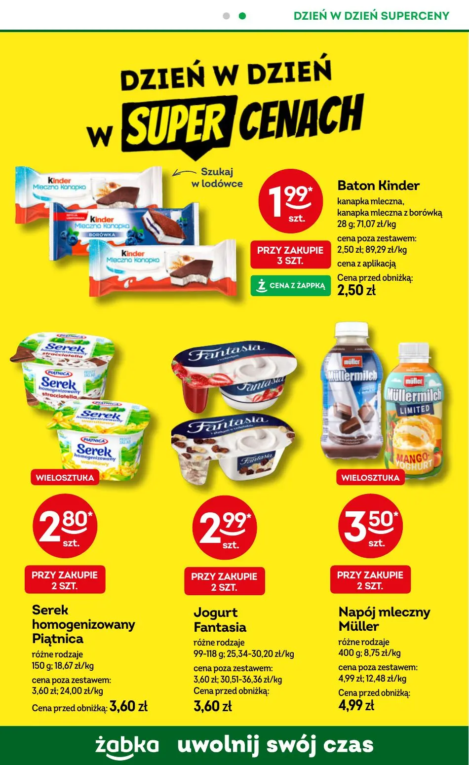 gazetka promocyjna Żabka Uwolnij swój czas! - Strona 65