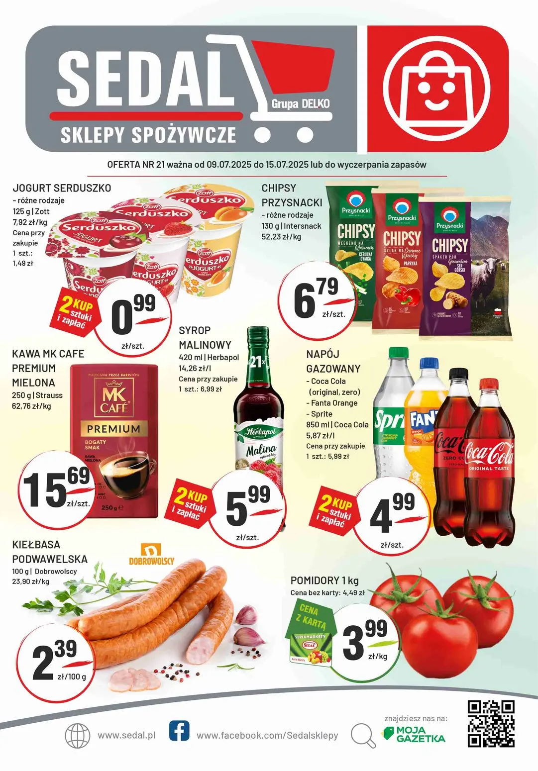 gazetka promocyjna Sedal Sklepy spożywcze - Strona 1