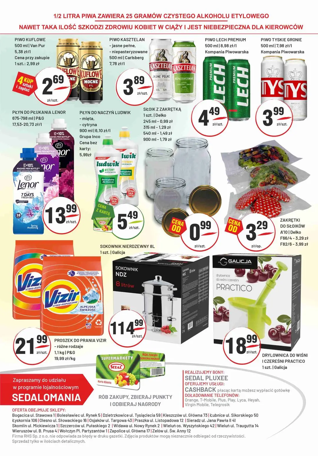 gazetka promocyjna Sedal Sklepy spożywcze - Strona 4